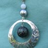 Raven and the Moon with keepsake Tahitian Pearl