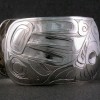 Photo of Hand Carved Sterling Totem Bracelet D9 by Owen Walker